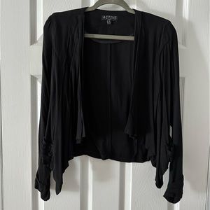 Active U.S.A. Black Long Sleeve Cardigan